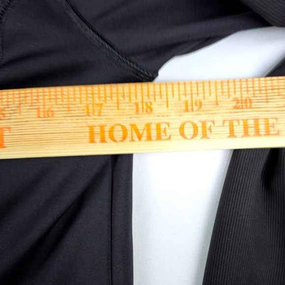 Spyder Active Women Black Full Zip Mock Neck Athletic Jacket Medium Thumbholes - Picture 5 of 7